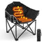 SLENDOR OVERSIZED HEATED CAMPING CHAIR PADDED HEATED CHAIRS OUTDOOR SPORTS- BLUE - Like New