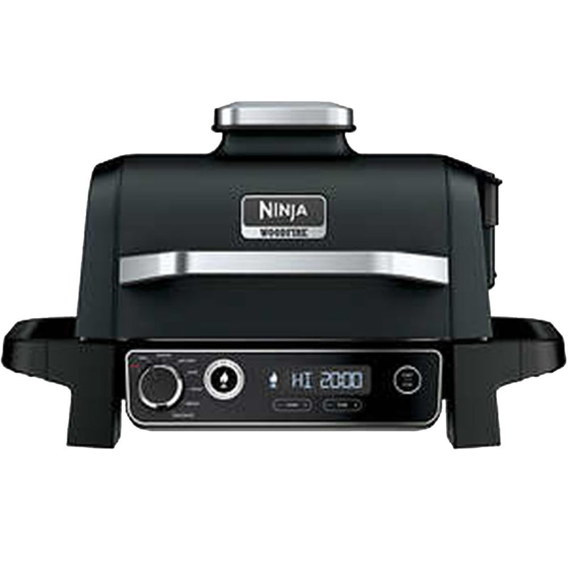 NINJA OG705CO WOODFIRE OUTDOOR GRILL AND SMOKER 7 IN 1 - BLACK - Brand New