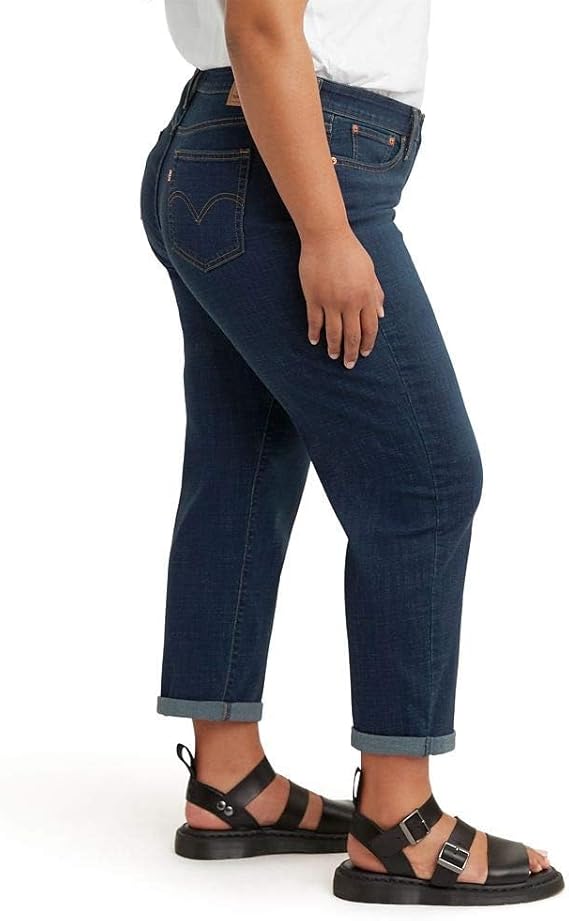 LEVI’S LEVI'S WOMEN'S NEW BOYFRIEND JEANS SIZE: WOMEN 20 W - COBALT LAYER - Brand New