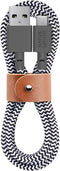 Native Union Belt Cable USB-C to USB-A 4ft BELT-L-ZEB-2-V2 - Zebra - Like New
