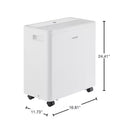 VISSANI 25 PINT WHOLE HOUSE DEHUMIDIFIER UP TO 1 500 SQ. FT. VAD25S1AWT - WHITE - Like New