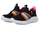 SKETCHERS SKECHERS KIDS GIRLS ULTRA FLEX 3.0 SNEAKER, BLACK/MULTI, SIZE 4.5 - Like New
