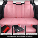 MIROZO CAR SEAT COVERS FULL SET,UNIVERSAL SEAT COVERS FULL COVERAGE - PINK - Like New
