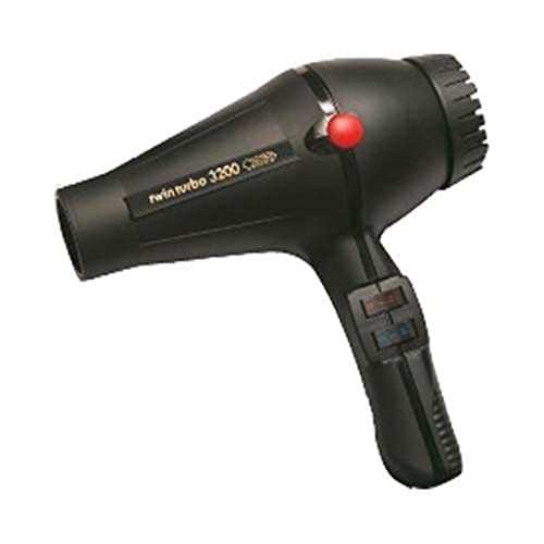 TURBO POWER TWINTURBO HAIR DRYER - BLACK - Like New