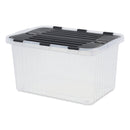 SUPERIO 26L Hinged Lid Storage Box, 1093 - WHITE - Like New