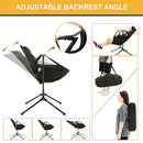 Nastarki Portable Hammock Camping Chair Aluminum Swinging Recliner - Black - Brand New