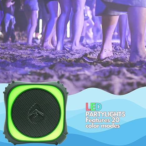 ECOXGEAR EcoEdge Pro Bluetooth Speakers Large Bass Enhancing Woofer - BLACK - Like New