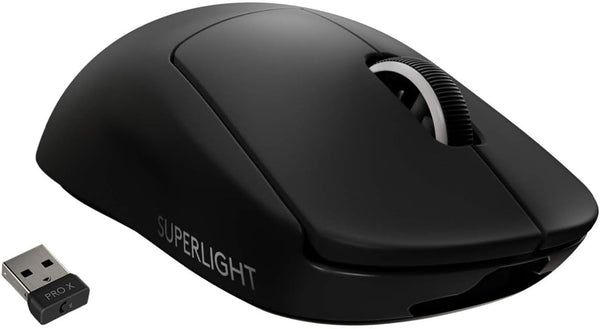 Logitech G PRO X SUPERLIGHT Wireless Gaming Mouse, HERO 25K Sensor - Black - Like New