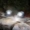 Touch of Eco Solar Rock Lights, 2 Pack, TOE232 - Gray Like New