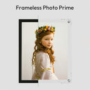 NIUBEE Clear Acrylic Wall Mount Floating Frameless Picture Frame Up to 16x20 - Like New