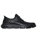 205046 SKECHERS MEN'S GARZA GERVIN LOAFER SHOE BLACK SIZE 7 - Like New