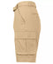 BLU ROCK MEN'S FLEX STRETCH CARGO SHORTS 30 - KHAKI - Brand New