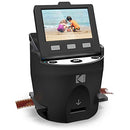KODAK SCANZA FILM & SLIDE SCANNER 3.5" LCD 35MM 126 110 SUPER 8 & 8MM - BLACK - Like New