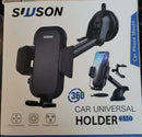 SUUSON. S10 PHONE HOLDER FOR CAR, 3 IN 1 CAR PHONE HOLDER. (10C) - BLACK - Like New