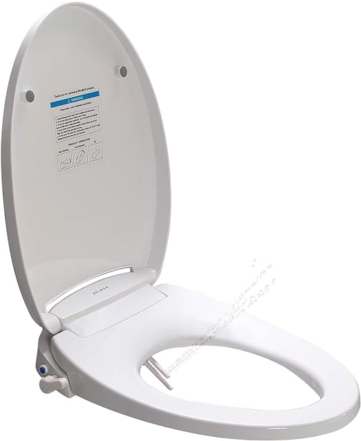 BELMAN Toilet Bidet Seat Cover MB6003C - White Elongated Like New