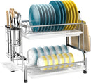 iSPECLE HP08 Dish Drying Rack - 304 Stainless Steel 2 Tier Dish - Scratch & Dent