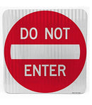 DO NOT ENTER | Road & Street Sign | Engineer Grade | 3M Reflective | 24"x24" - Brand New