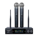 BAOLESH Wireless Microphone System, Two Channels, 514.60mhz-556.5mhz (BL-81) - Like New