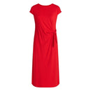 TIME AND TRU SIDE TIE MIDI DRESS DOLMAN SLEEVES - SIZE: WOMEN XL - RED ROOSTER - Brand New