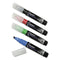 ABILITYONE DRY ERASE MARKER - CHISEL TIP SET - Black, Blue, Red, Green, 4 Pack - Like New