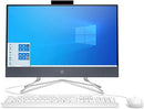 For Parts: HP Desktop AIO 21.5" FHD G5900T 4GB 256GB SSD - BLUE - CRACK SCREEN