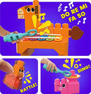MEGA BRANDS MEGA BLOKS FISHER-PRICE TODDLER BUILDING MUSICAL FARM BAND HPB46 - Like New