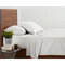 ORIGANAMI 330 THREAD COUNT COTTON SATEEN QUEEN SHEET SET, CLOUD - Brand New