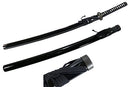 MAKOTO Handmade Sharp Katana Black Samurai Sword 40" (Musashi Ring) - Brand New
