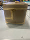 GENERIC 8" PINK PULLOUT MAKEUP CASE WITH KEY - ROSE GOLD - Like New