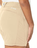 Columbia Women's Coral Point III Shorts 8 Long Fossil - Like New