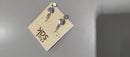 THE SAK DANGLE, HAMMERED, CIRCLE EARRINGS - SILVER - Brand New