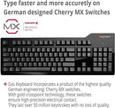 Das Keyboard Model S Mac Mechanical Cherry MX Blue DASK3PROMS1MACCLI - Black Like New