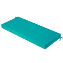 ideehomedecor Outdoor Bench Cushion 42" - Peacock Blue - Like New