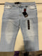 BLU ROCK DENIM STRETCH MEN'S DENIM JEANS - SIZE: MEN 40X31 - LIGHT BLUE - Brand New