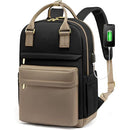 Makes Large Travel Backpack Women Men,Carry On Hiking Waterproof - Khaki/Black - Like New