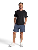 Gaiam Men's Everyday Basic Raglan Top, Midweight Jersey, Size L, Black - Brand New