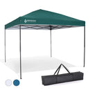 ARROWHEAD OUTDOOR SHELTER, WATER & UV RESISTANT, HEIGHT ADJUSTABLE, GREEN - Like New