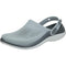 CROCS UNISEX LITERIDE WATER CLOG SANDAL - MEN 7 WOMEN 9 - LIGHT GREY/SLATE GREY - Brand New