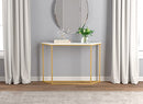 Wray Sturdy Safdie Console Table - Marble Gold - Like New