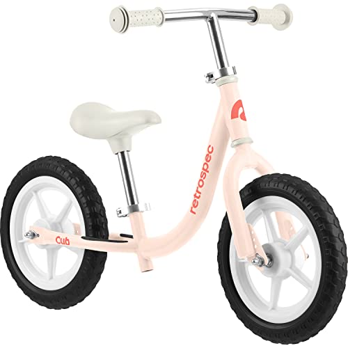 RETROSPEC CUB TODDLER 12" BALANCE BIKE NO PEDAL BEGINNER KIDS - BLUSH - Brand New