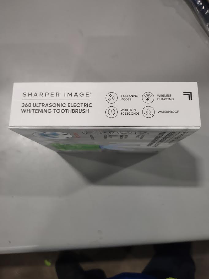 SHARPER IMAGE 360 ULTRASONIC ELECTRIC WHITENING WIRELESS - MINT GREEN - Like New
