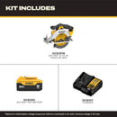DEWALT 20V MAX CIRCULAR SAW 6-1/2" KIT 5.0 Ah BATTERY/CHARGER DCS391P1 - YELLOW - Like New