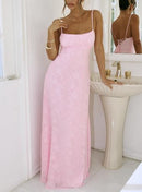 PRINCESS POLLY WOMEN'S SOUTH OF FRANCE MAXI DRESS - SIZE 6 (AU/UK W10) - PINK - Brand New
