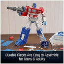 4D BUILD TRANSFORMERS OPTIMUS PRIME 3D MODEL,LED LIGHTS, 321 PIECES - MULTICOLOR - Brand New