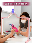 KALOLARY-A363 32" FOLDABLE HALF MOON LIGHT FOR NAIL DESK PHONE HOLDER - PINK - Like New