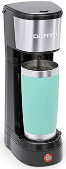 CHEFMAN INSTACOFFEE SINGLE SERVE COFFEE MAKER W/ REUSABLE FILTER - BLACK - Like New