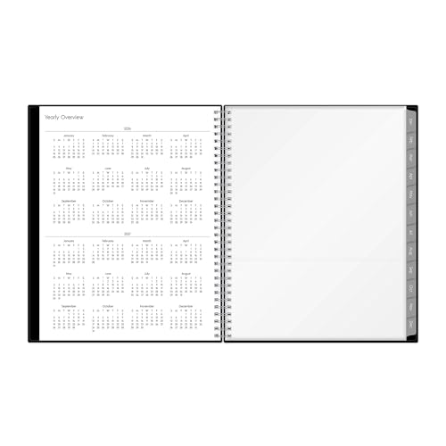 BLUE SKY MONTHLY PLANNER 2026 8-1/2" X 11" ENTERPRISE 111288 - BLACK - Brand New