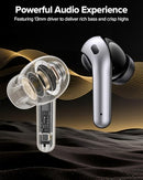 TAGRY Bluetooth Headphones True Wireless Earbuds 60H Playback LED Display Power - Like New