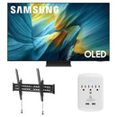 SAMSUNG QN86S95FAEXZA 86" OLED HDR Pro 4K Smart TV with Tilt-Mount-43-90 - BLACK - Like New