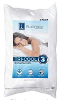LIVE COMFORTABLY MEMORY FIBER PILLOW STANDARD/QUEEN/JUMBO 2 CT WHITE - Brand New